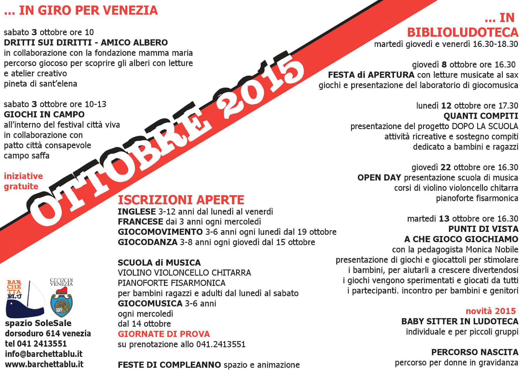 OTTOBRE 15 volantino