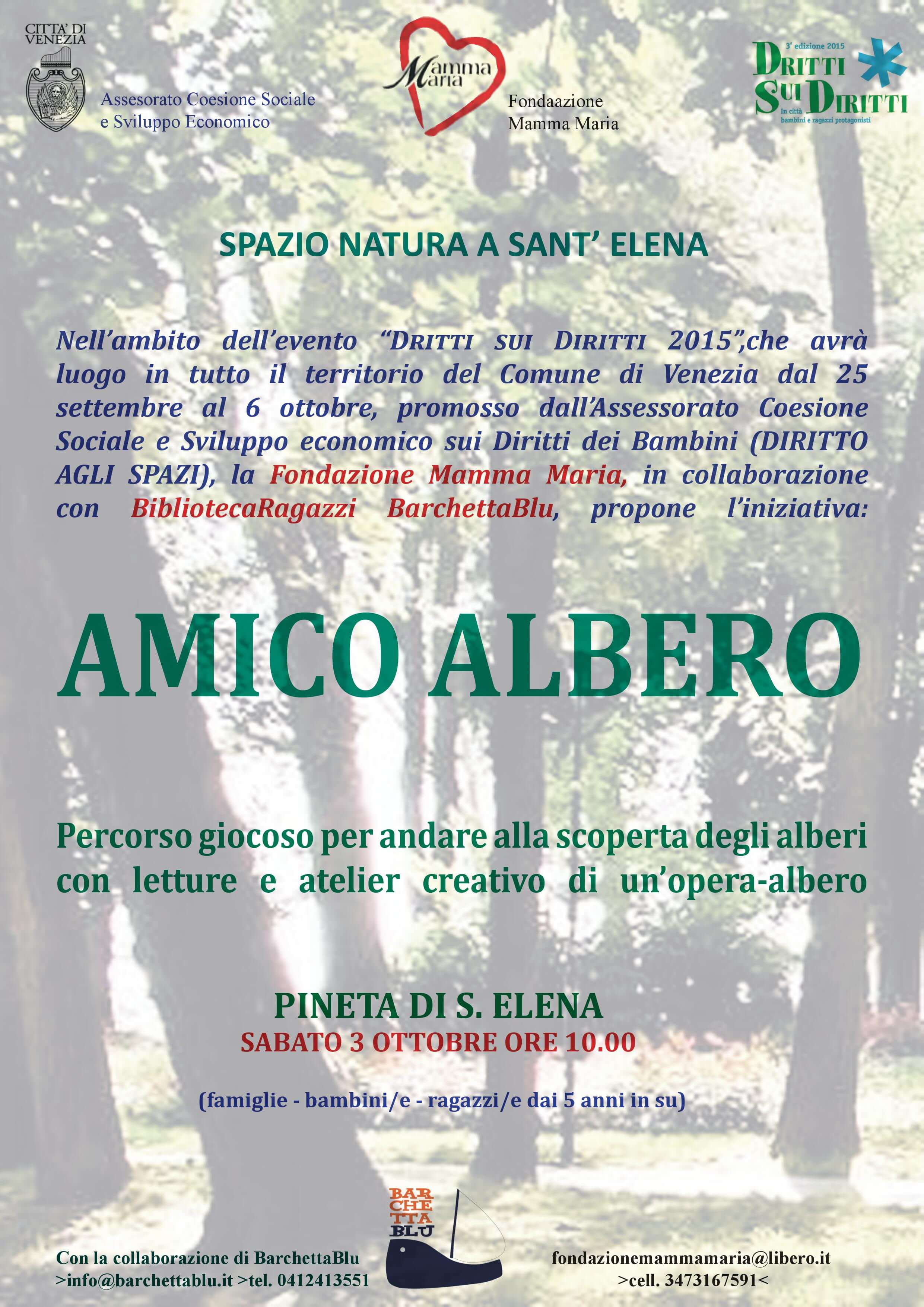 amicoalbero 3 ottobre 2015 volantino