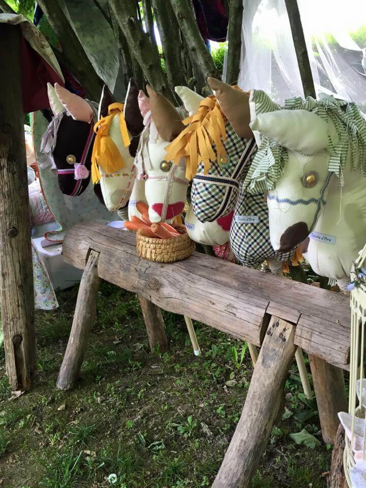 cavallo con bastone