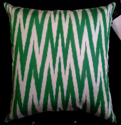 cuscino in setas ikat