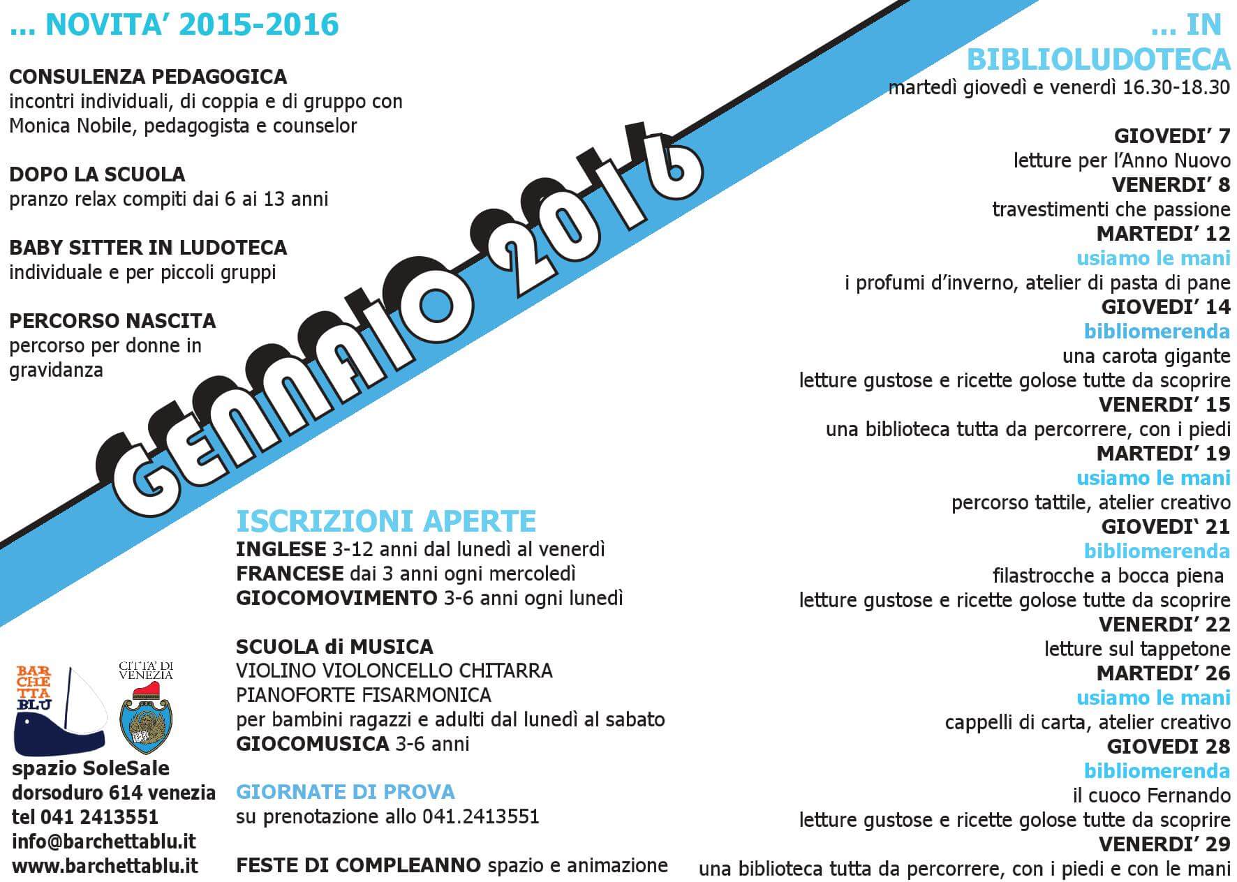 gennaio 16 volantino