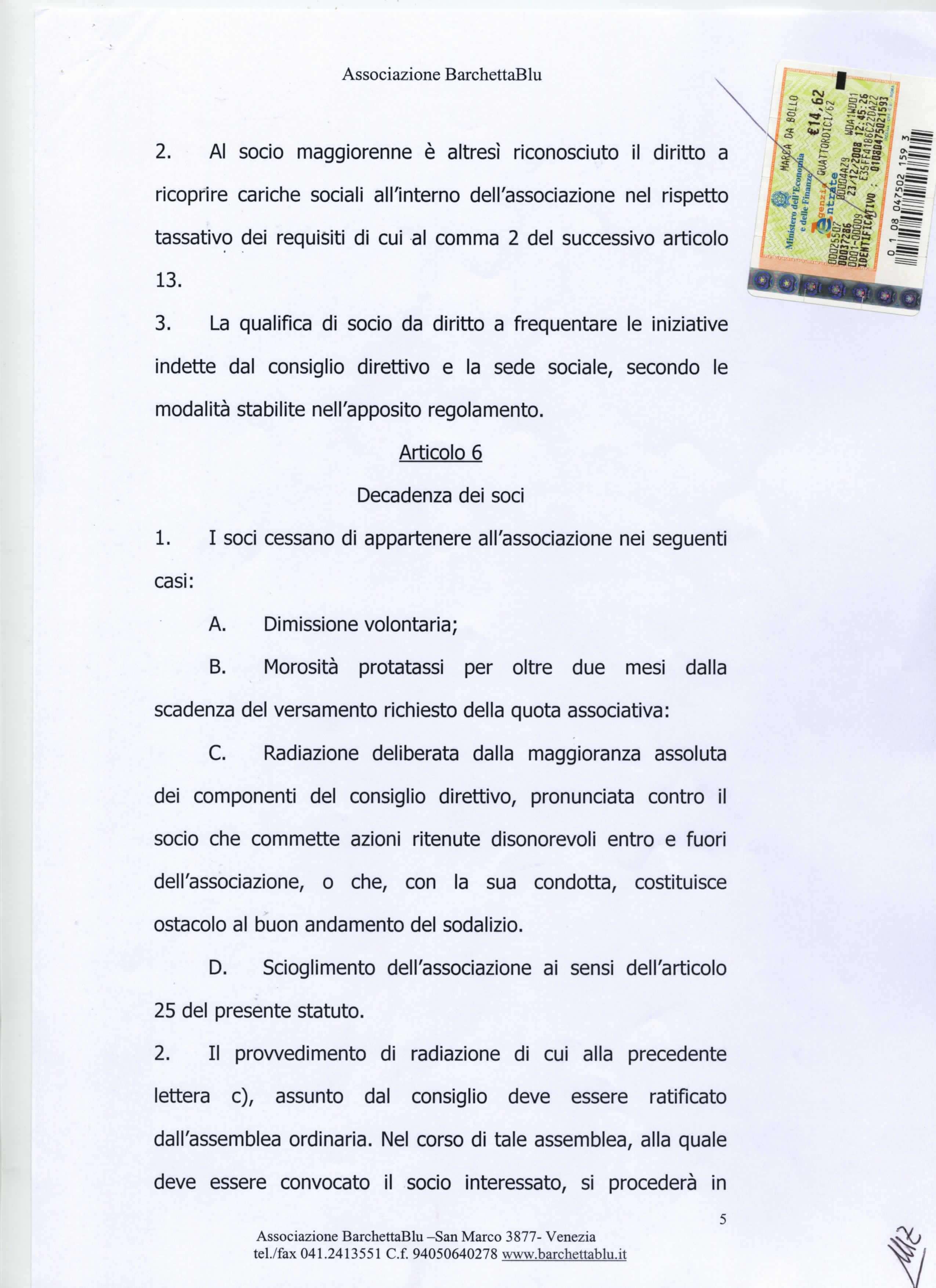 sTATUTObARCHETTAbLURIDOTTO Pagina 05